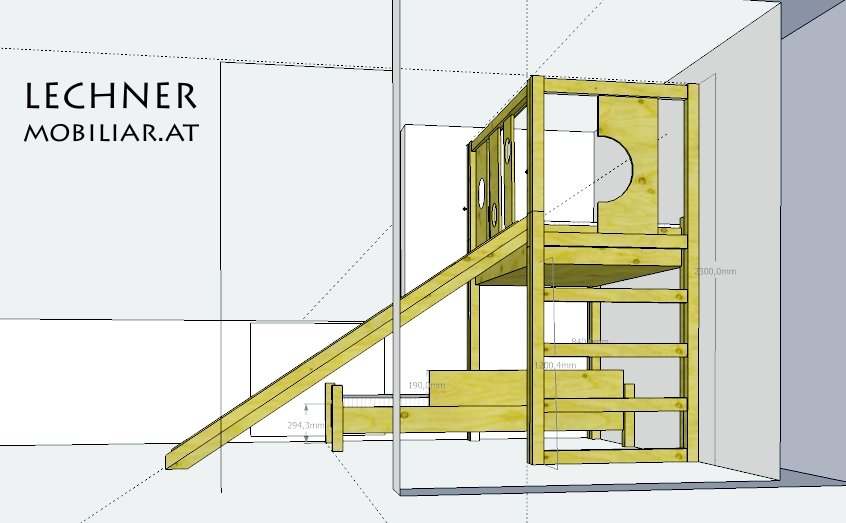 3D Planung KInderstockbett
